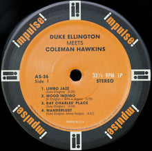 Laden Sie das Bild in den Galerie-Viewer, Duke Ellington Meets Coleman Hawkins : Duke Ellington Meets Coleman Hawkins (LP, Album, RE, RM, Gat)
