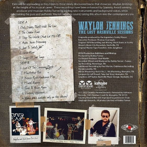 Waylon Jennings : The Lost Nashville Sessions (LP, Ltd, RE, Rub)