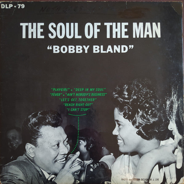 Bobby Bland : The Soul Of The Man (LP, Album, Promo, Whi)