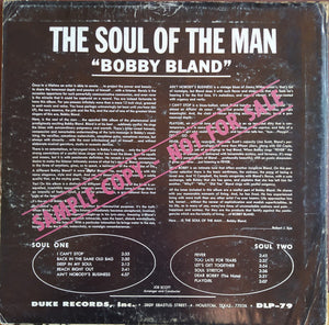 Bobby Bland : The Soul Of The Man (LP, Album, Promo, Whi)