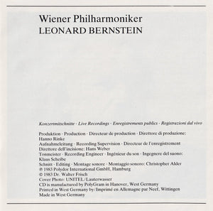 Brahms* - Wiener Philharmoniker, Leonard Bernstein : Symphonie No.3 / Haydn-Variationen (CD, Album)