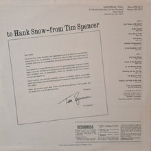 Laden Sie das Bild in den Galerie-Viewer, Hank Snow : Heart Break Trail - A Tribute To The Sons Of The Pioneers (LP, Album, Mono, Hol)
