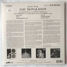 Charger l&#39;image dans la galerie, Lou Donaldson : Blues Walk (LP, Album, RE, 180)
