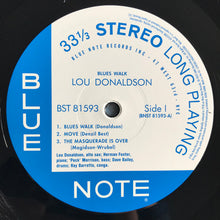 Load image into Gallery viewer, Lou Donaldson : Blues Walk (LP, Album, RE, 180)
