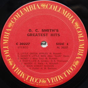 O. C. Smith* : O. C. Smith's Greatest Hits (LP, Comp)