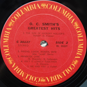 O. C. Smith* : O. C. Smith's Greatest Hits (LP, Comp)