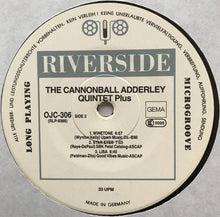 Load image into Gallery viewer, The Cannonball Adderley Quintet : Plus (LP, Album, RE, RM)
