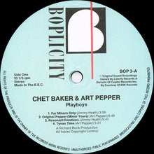 Load image into Gallery viewer, Chet Baker &amp; Art Pepper : Playboys (LP, Album, RE)
