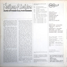Laden Sie das Bild in den Galerie-Viewer, Various : Nathan Abshire And Other Cajun Gems (LP, Comp)
