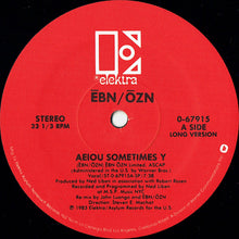 Laden Sie das Bild in den Galerie-Viewer, Ēbn-Ōzn : AEIOU Sometimes Y (12", Single, SP )
