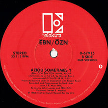 Laden Sie das Bild in den Galerie-Viewer, Ēbn-Ōzn : AEIOU Sometimes Y (12", Single, SP )
