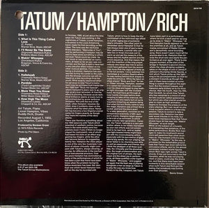 Art Tatum, Lionel Hampton & Buddy Rich : The Tatum Group Masterpieces (LP, Album, RE, Ind)