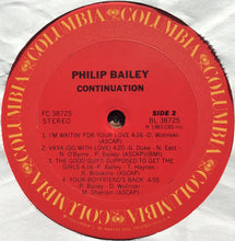 Load image into Gallery viewer, Philip Bailey : Continuation (LP, Album, Pit)
