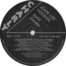 Load image into Gallery viewer, John Lee Hooker : Solid Sender (LP, Comp)
