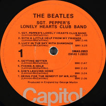 Load image into Gallery viewer, The Beatles : Sgt. Pepper's Lonely Hearts Club Band (LP, Album, RE, Win)

