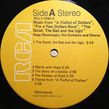 Load image into Gallery viewer, Hugo Montenegro And His Orchestra : Music From "A Fistful Of Dollars", "For A Few Dollars More" &amp; "The Good, The Bad And The Ugly" (LP, RE)
