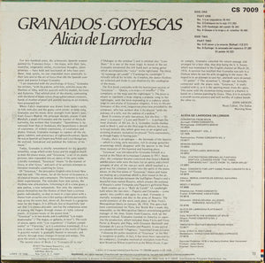 Granados*, Alicia de Larrocha* : Goyescas (LP, Album, RP)