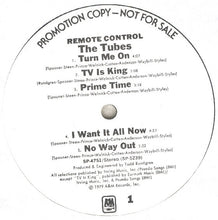 Load image into Gallery viewer, The Tubes : Remote Control (LP, Album, Promo, Mon)
