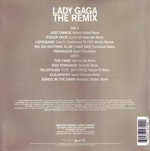 Laden Sie das Bild in den Galerie-Viewer, Lady Gaga : The Remix (LP, Comp)
