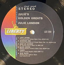 Laden Sie das Bild in den Galerie-Viewer, Julie London : Julie's Golden Greats (LP, Album, Comp, San)
