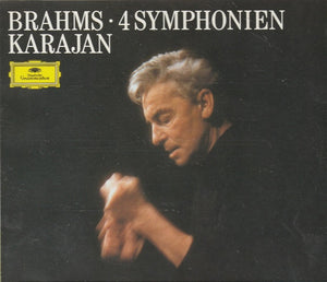 Johannes Brahms – Berliner Philharmoniker / Herbert von Karajan : 4 Symphonien (3xCD, Album, RE, RM)