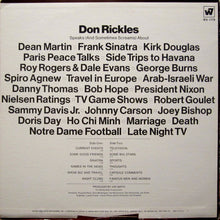 Laden Sie das Bild in den Galerie-Viewer, Don Rickles : Don Rickles Speaks! (LP, Album, Pit)
