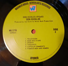 Laden Sie das Bild in den Galerie-Viewer, Don Rickles : Don Rickles Speaks! (LP, Album, Pit)
