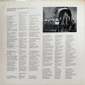 Guillaume de Machaut, Capella Antiqua München, Konrad Ruhland : Messe De Nostre Dame Und Motetten (LP, Album, RE)