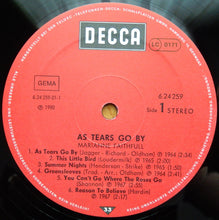 Load image into Gallery viewer, Marianne Faithfull : As Tears Go By (LP, Comp, Red)
