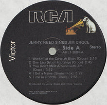 Load image into Gallery viewer, Jerry Reed : Jerry Reed Sings Jim Croce (LP, Album)
