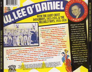 W. Lee O'Daniel : Western Swing Chronicles Vol. 4 (CD, Comp)