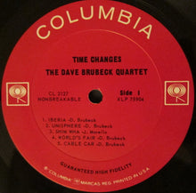 Load image into Gallery viewer, The Dave Brubeck Quartet : Time Changes (LP, Album, Mono)
