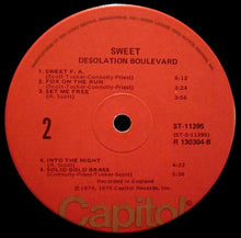 Load image into Gallery viewer, Sweet* : Desolation Boulevard (LP, Album, Club, RCA)
