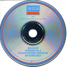 Load image into Gallery viewer, Mahler* - Chicago Symphony Orchestra, Georg Solti : Symphony No. 5 (CD, RE)
