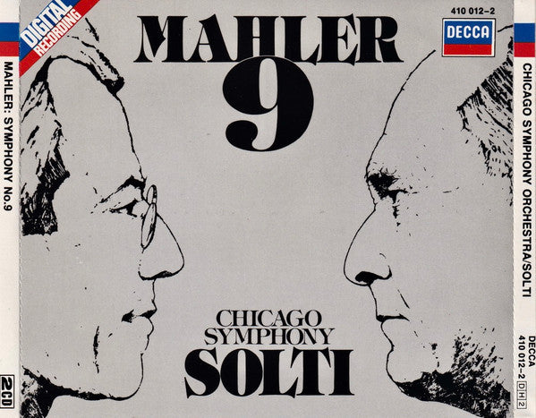 Mahler*, Chicago Symphony*, Solti* : 9 (2xCD, Album, RP)