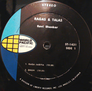 Ravi Shankar, Alla Rakha : Rāgas & Tālas (LP, Album, RE)