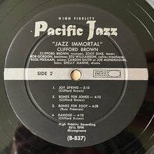 Load image into Gallery viewer, Clifford Brown featuring Zoot Sims : Jazz Immortal (LP, Album)
