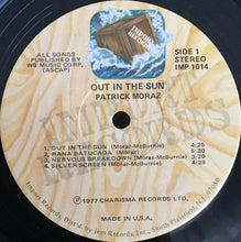 Load image into Gallery viewer, Patrick Moraz : Out In The Sun (LP, Album)
