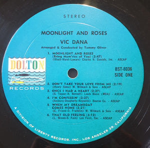 Vic Dana : Moonlight And Roses (LP)