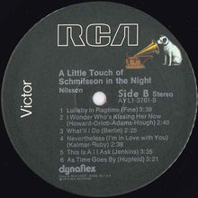 Laden Sie das Bild in den Galerie-Viewer, Harry Nilsson : A Little Touch Of Schmilsson In The Night (LP, Album, RE, Ind)
