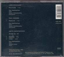 Load image into Gallery viewer, Dmitri Shostakovich • Paul Chihara • Linda Bouchard : Pourtinade / Redwood / Sonata Op. 147 (CD)

