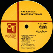 Load image into Gallery viewer, Art Farmer With Yusef Lateef &amp; David Matthews' Big Band* : Something You Got (LP, Album)
