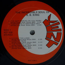 Load image into Gallery viewer, B.B. King : The Incredible Soul Of B.B. King (LP, Album, RE, Gat)
