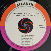 Load image into Gallery viewer, Ornette Coleman : The Shape Of Jazz To Come (LP, Album, Mono, Club, RE, 180)
