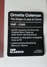 Load image into Gallery viewer, Ornette Coleman : The Shape Of Jazz To Come (LP, Album, Mono, Club, RE, 180)
