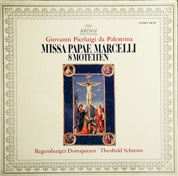 Giovanni Pierluigi da Palestrina - Regensburger Domspatzen - Theobald Schrems : Missa Papae Marcelli / 8 Motetten (LP, RE)