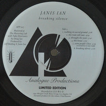 Laden Sie das Bild in den Galerie-Viewer, Janis Ian : Breaking Silence (LP, Album, Ltd)
