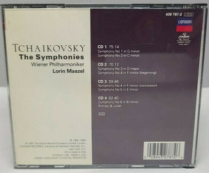 Tchaikovsky* - Wiener Philharmoniker, Lorin Maazel : The Symphonies (4xCD, Comp, RE, RM, ADR)