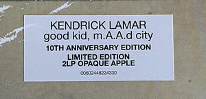 Kendrick Lamar : Good Kid, M.A.A.d City (2xLP, Album, Ltd, RE, Red)