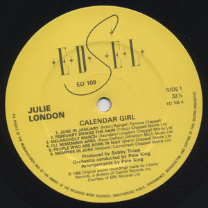 Julie London : Calendar Girl (LP, Album, RE, Gat)